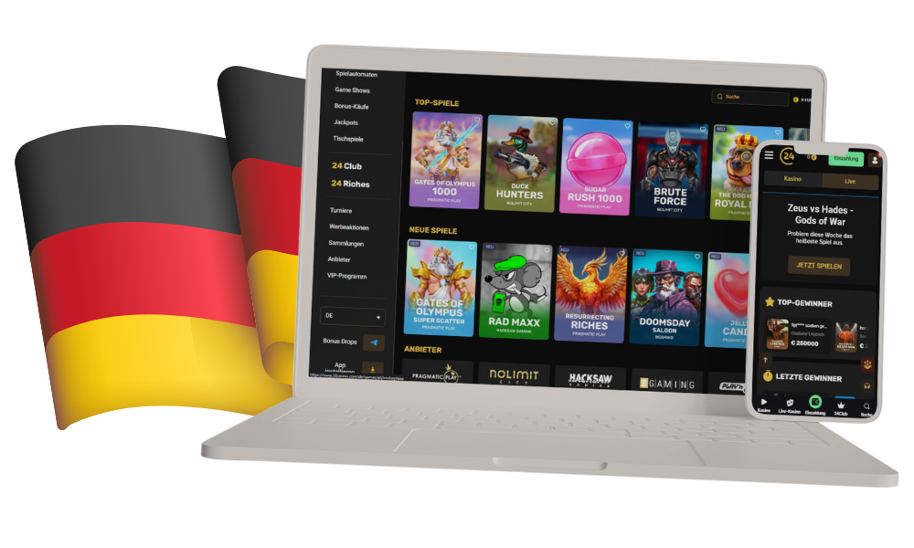Überprüfung der offiziellen Website des Online-Casinos 24Casino